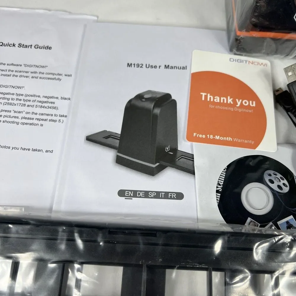 DIGITNOW Film Scanner Converts Film and Slides to Digital Images New in Open Box